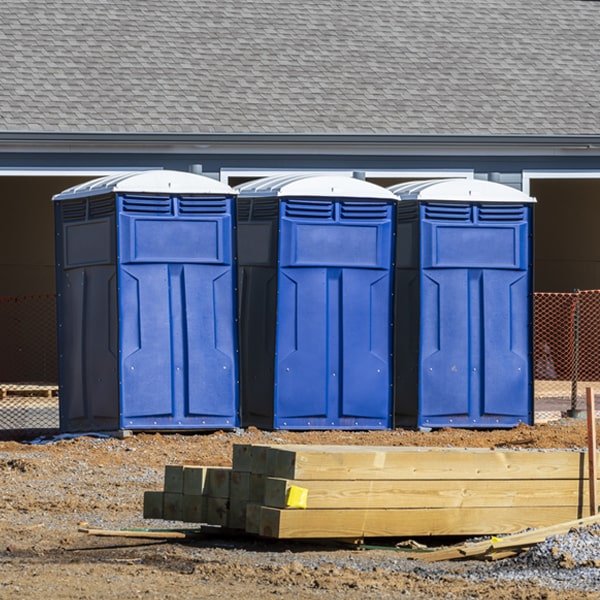 are there any restrictions on where i can place the portable restrooms during my rental period in Webster Pennsylvania